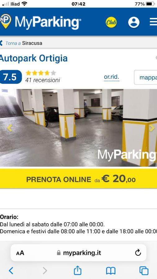 Il Sipario Palazzo Accolla Apartment Syracuse ภายนอก รูปภาพ